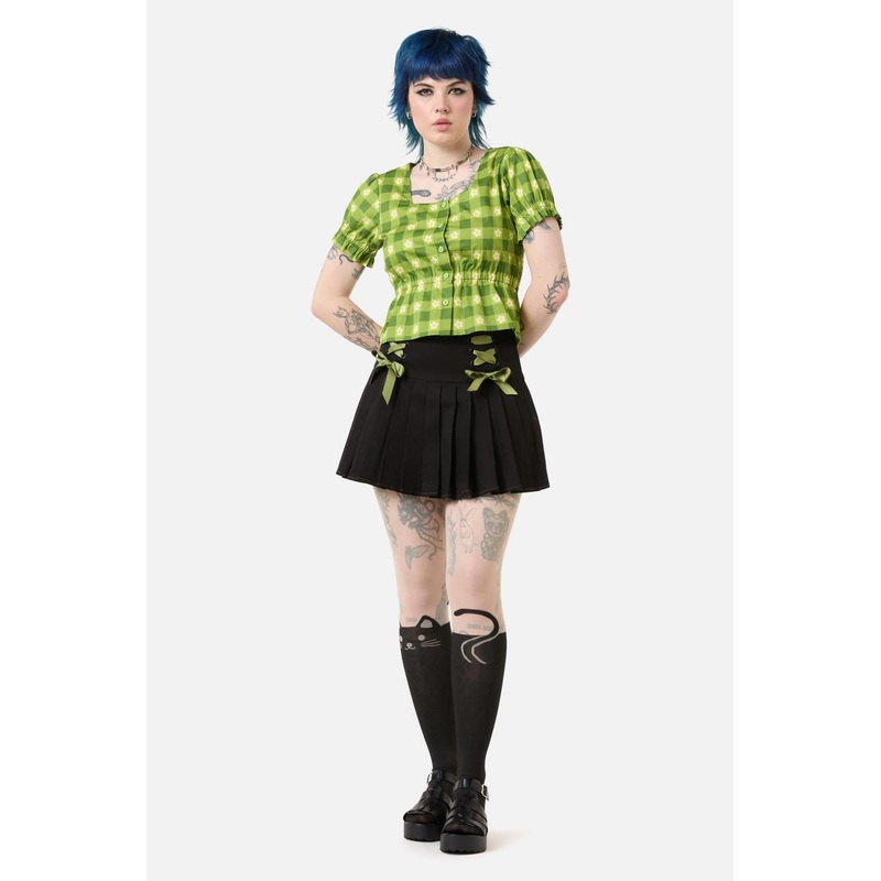 Garden Hedge Check Top