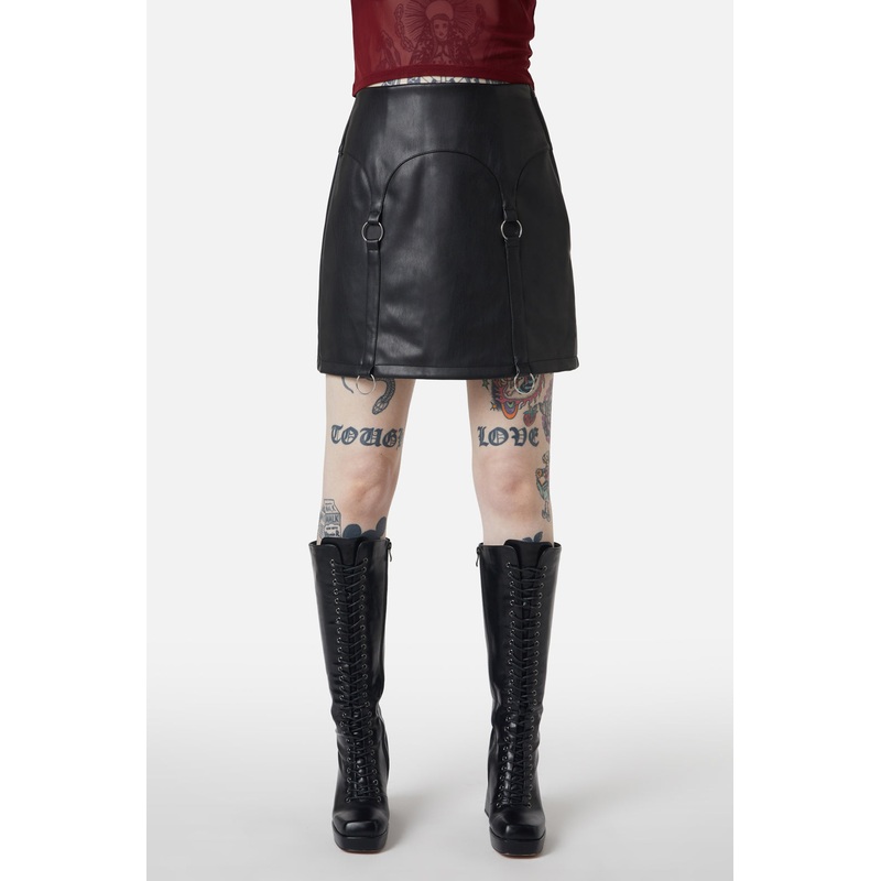 Guarded Pu Skirt