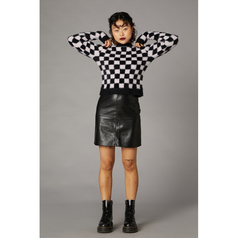 Winona PU Goth Skirt