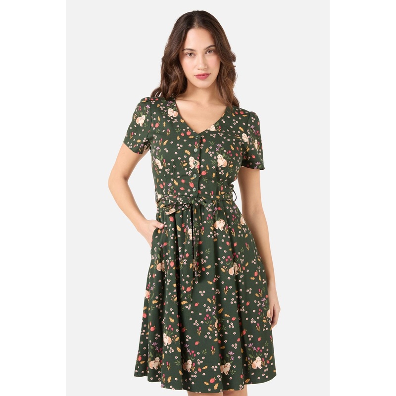 Coco Rabbit A-Line Dress