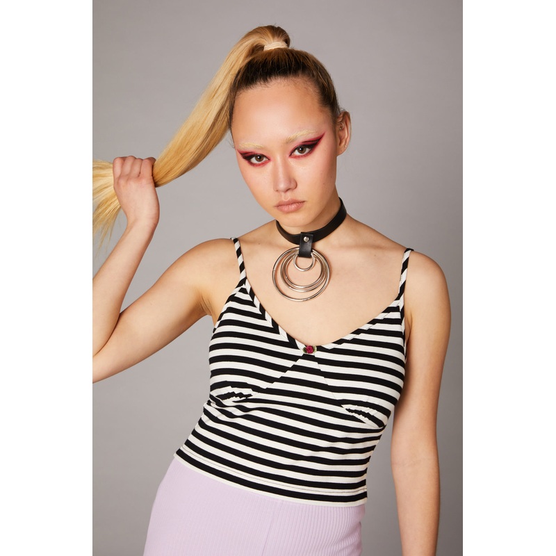 Goth Stripe Tank