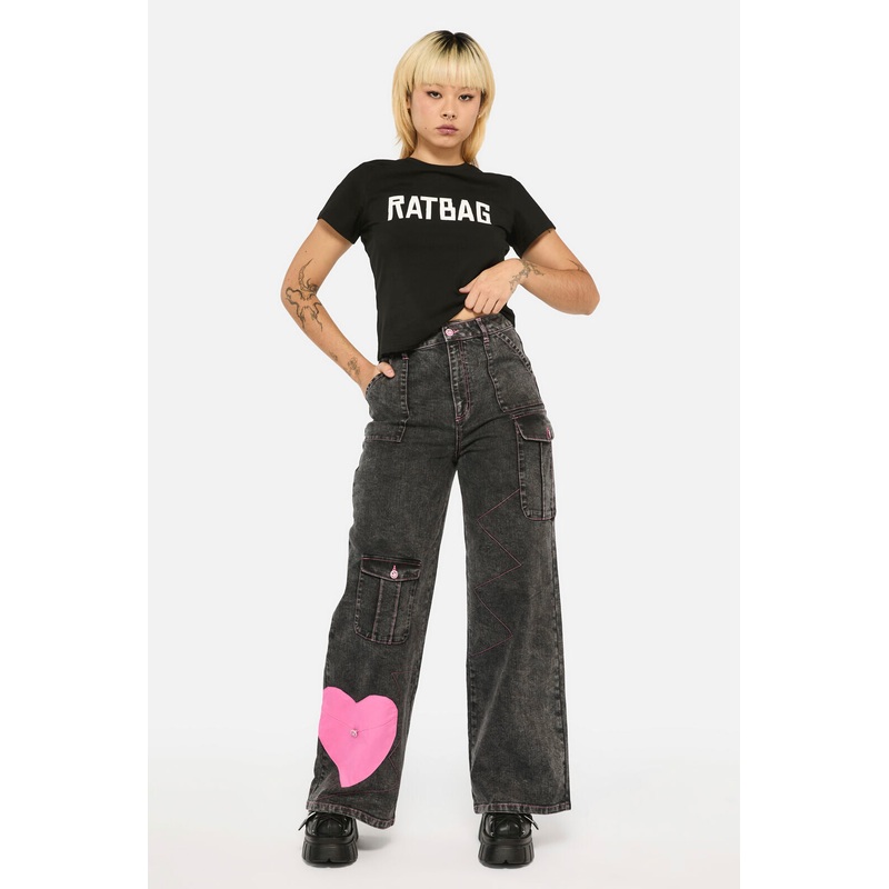 Laneway Acid Wash Pocket Cargo