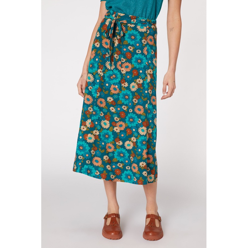 Lindy 70S Floral Skirt