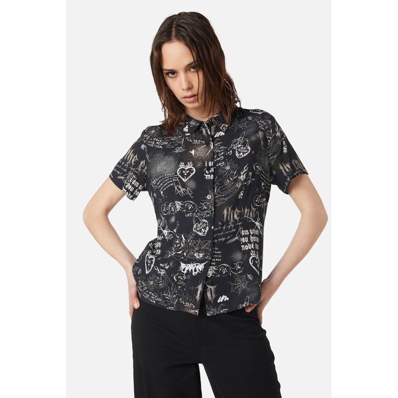 Lover’s Departure Printed Blouse