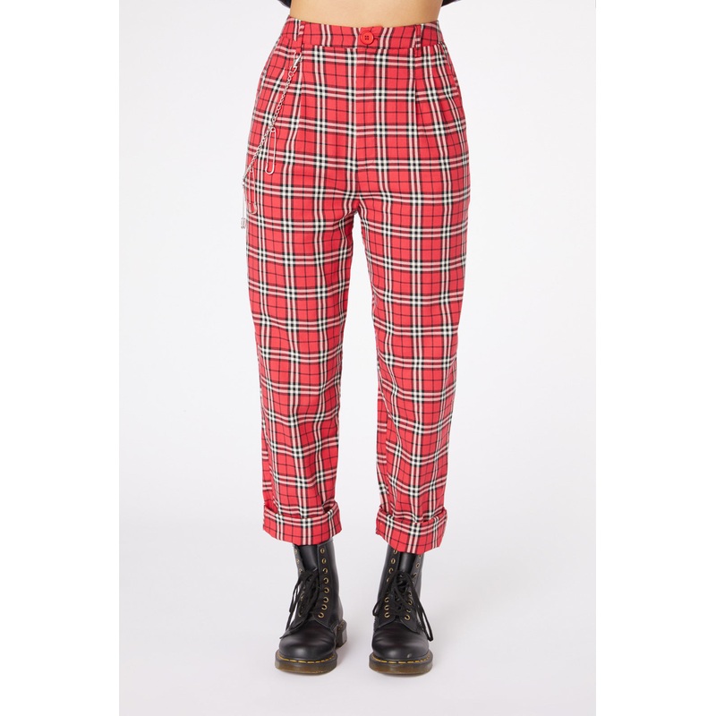 Nah Tartan Straight Leg Pant
