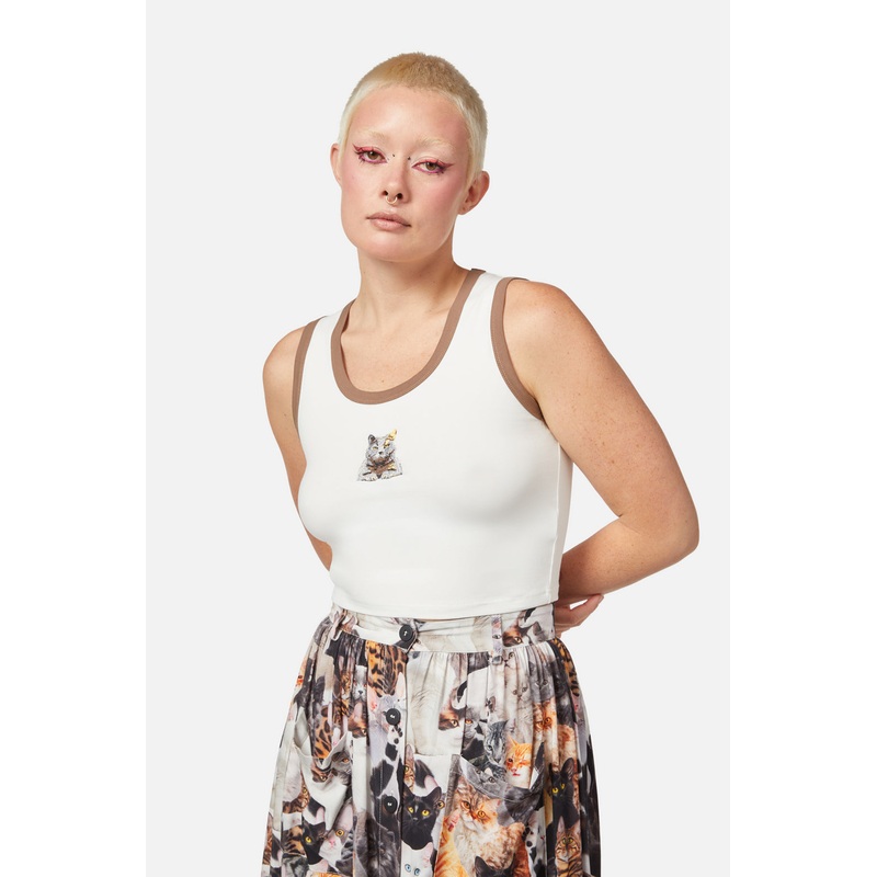 Catnip Cross Stitch Tank