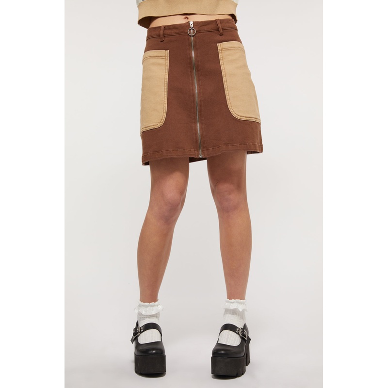Hamlet Split Drill Skirt