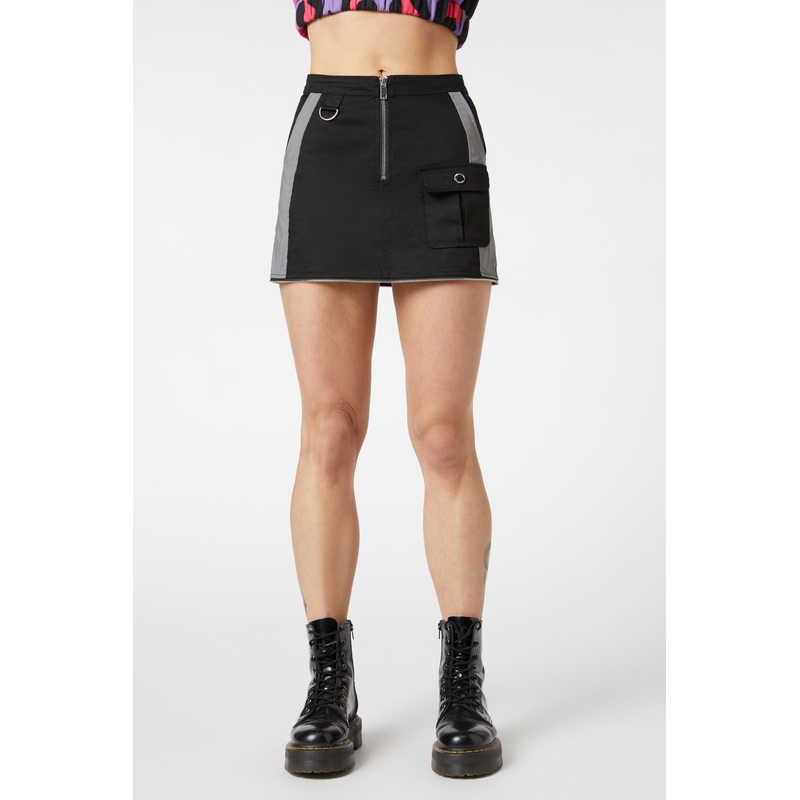 Radioactive Raver Cargo Skirt