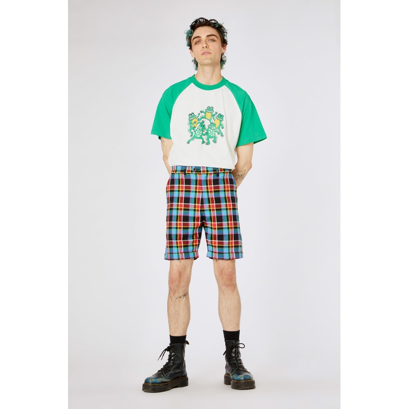 Rainbow Tartan Twill Short