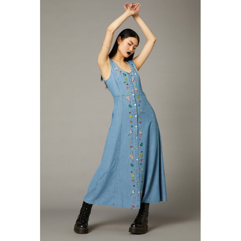 Scrapbook Denim Dress