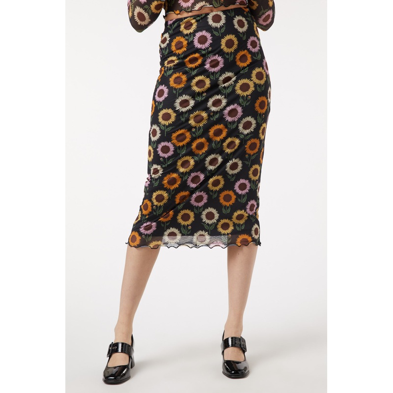 Sunflower Mesh Skirt