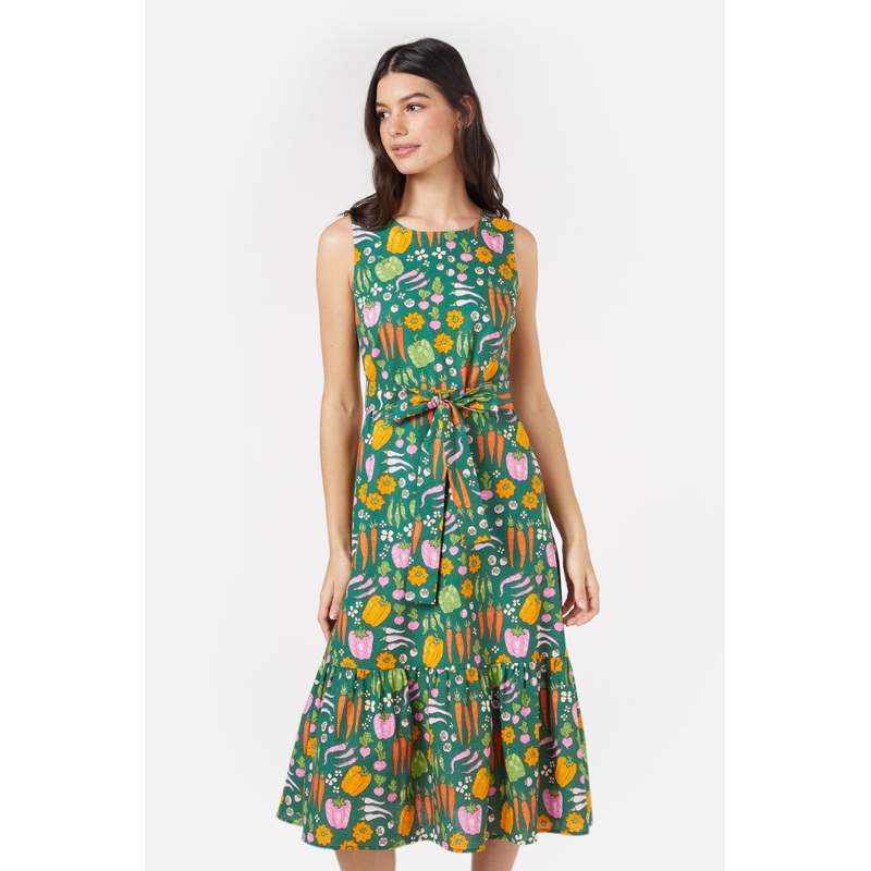 Veggie Patch Midi Dress