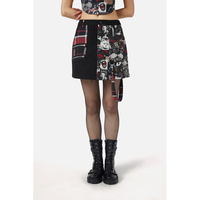 Wild Cat Panel Skirt