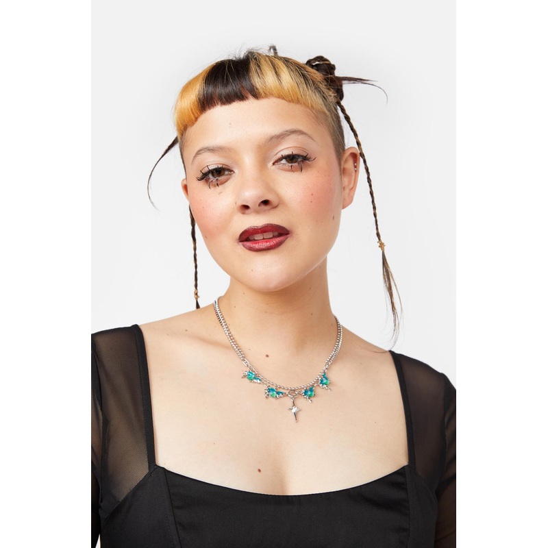 Abstract Star Necklace Set