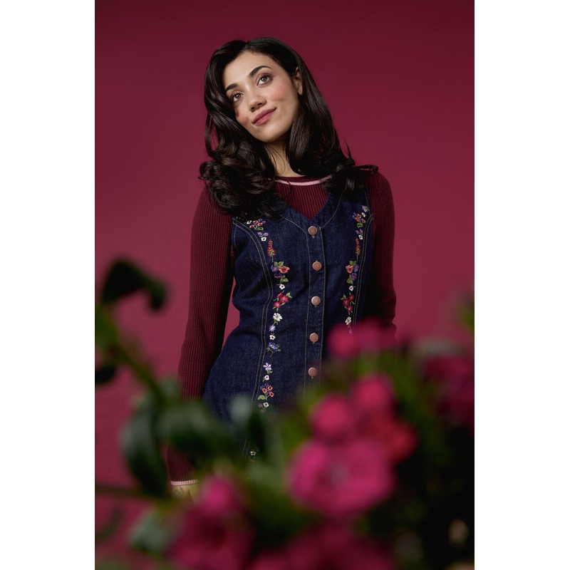 Ada Embroidered Pinafore