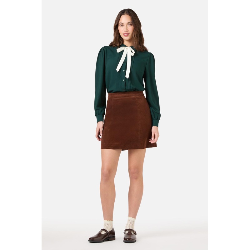 Annie Long Sleeve Bow Blouse