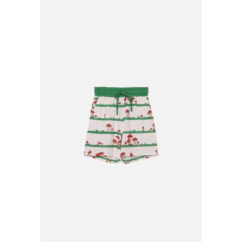 Mushroom Stripe Kids Shorts