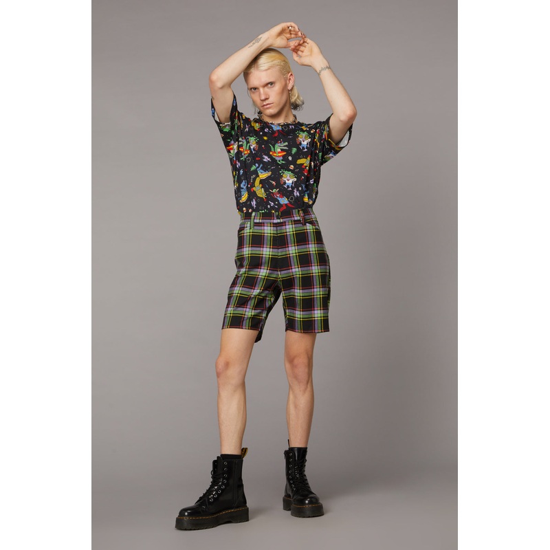Vivid Tartan Unisex Short