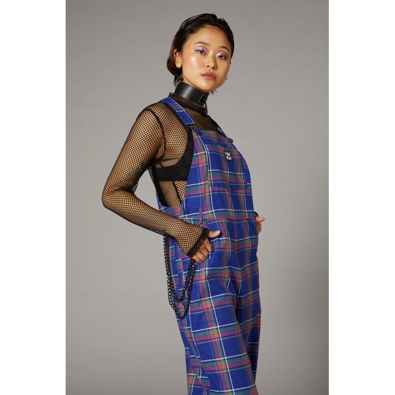 Werewolf Tartan Goth Overall