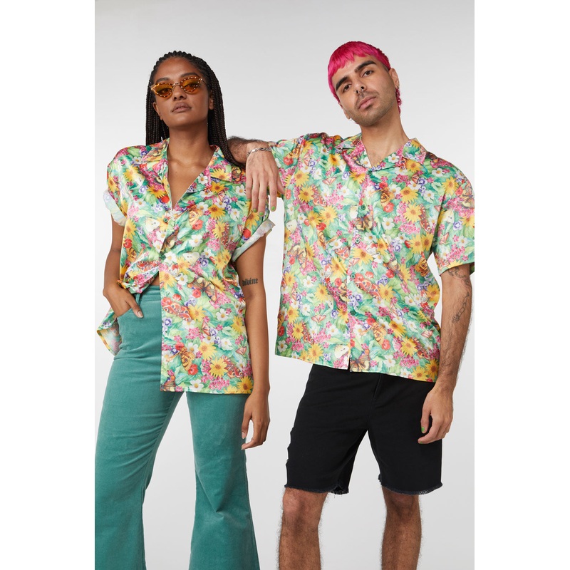 Glade Satin Printed Shirt