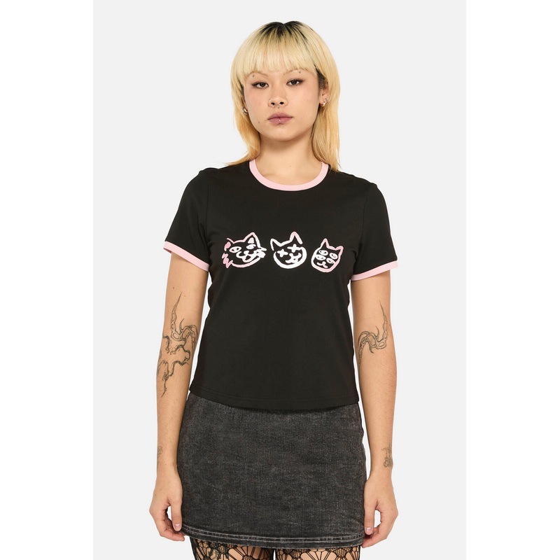 Laneway Placement Cat Fitted Tee