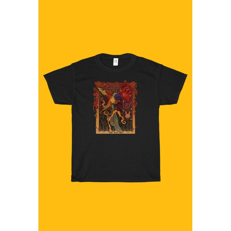 Lorikeet Heart Printed Tee