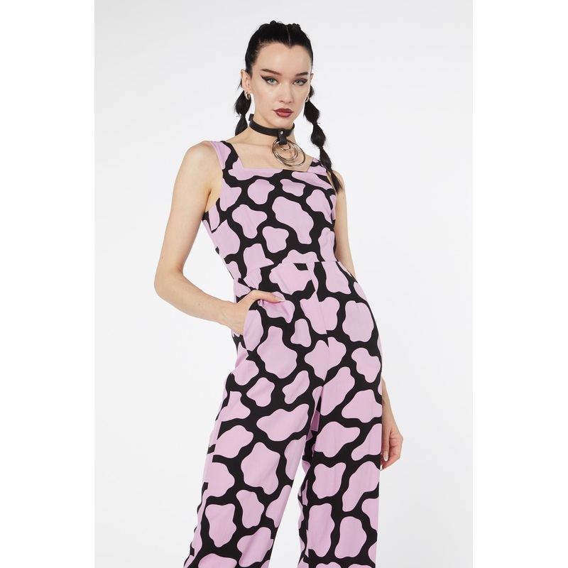 Skip Geo Wide Leg Jumpsuit