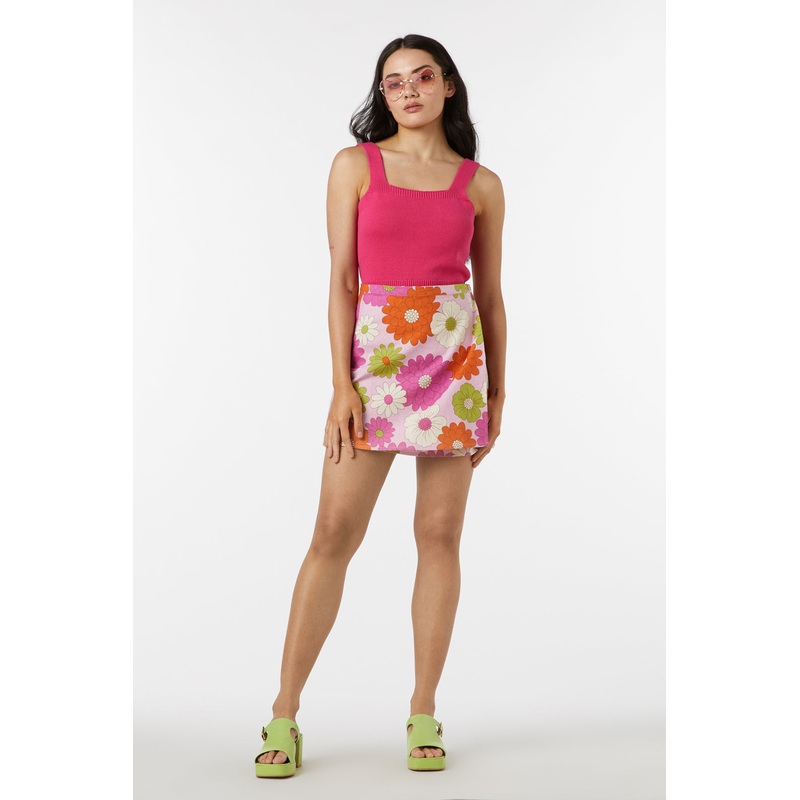Susan Floral Mini Skirt