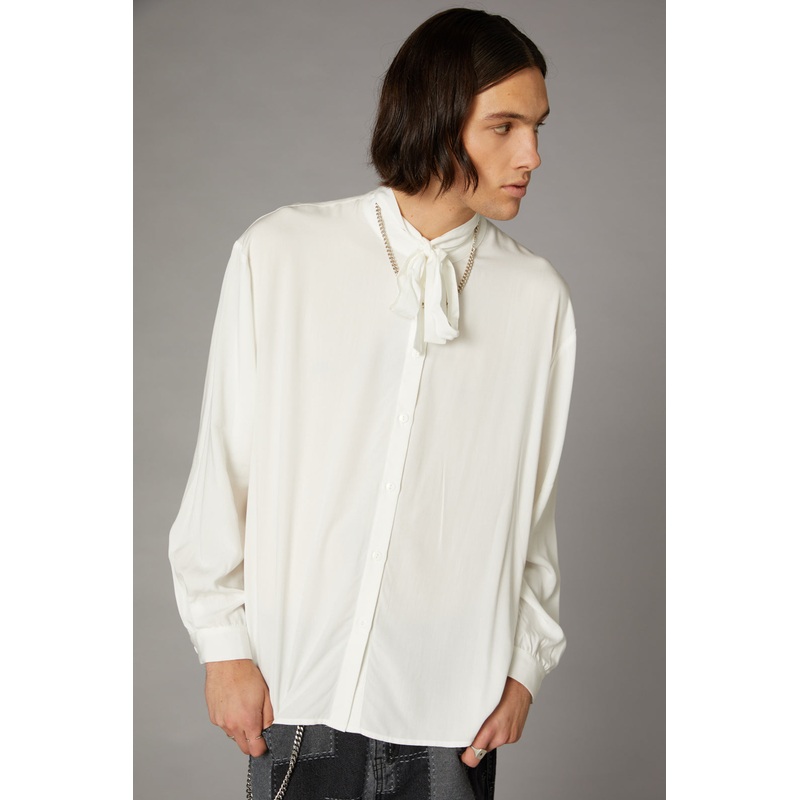 Bow Front LS Shirt