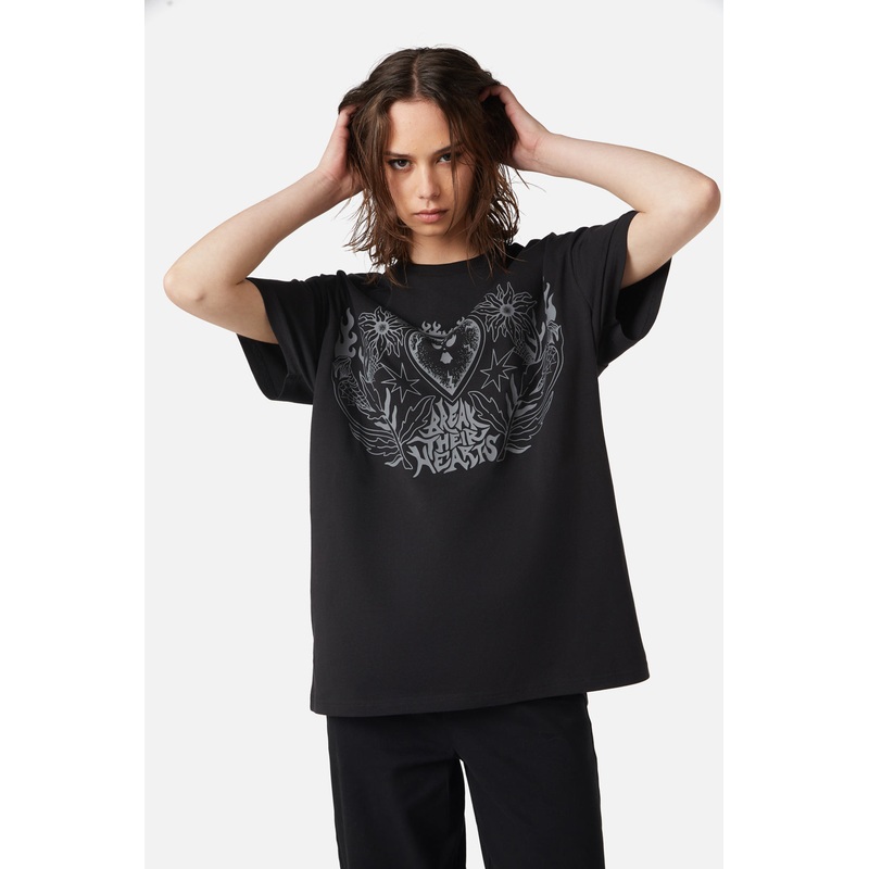 Break Their Hearts Distressed Tee