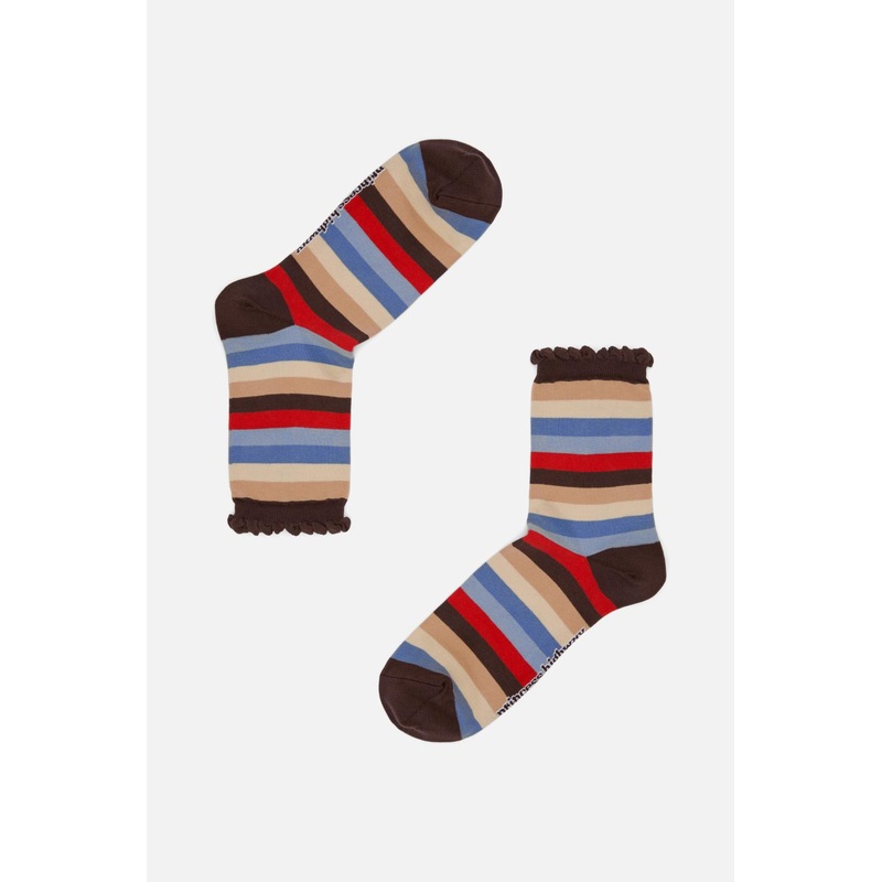 Choc Striped Socks