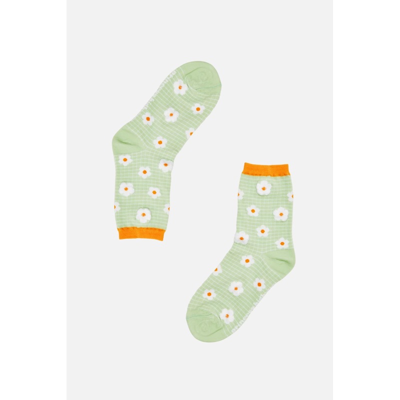 Daisy Grid Socks