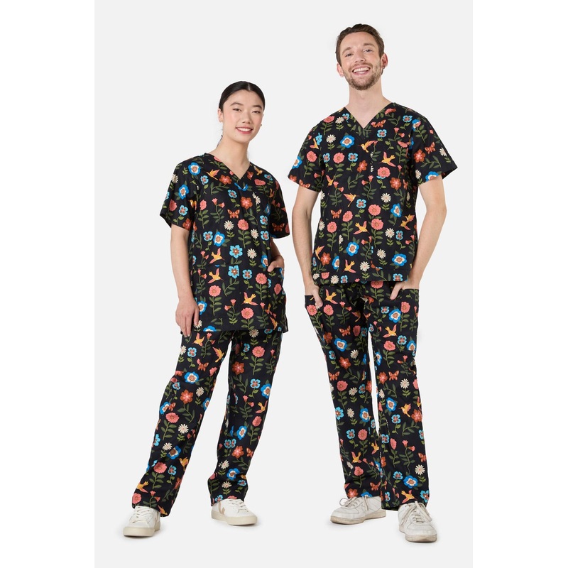 Hummingbird Scrub Set