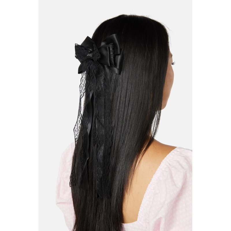 Lace & Bow Clip