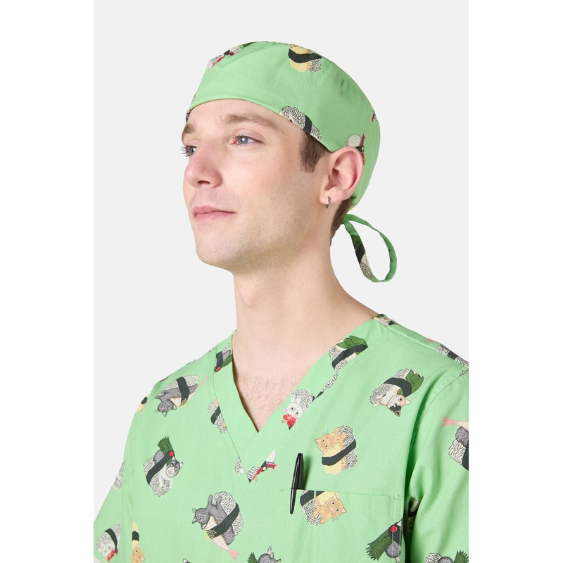 Nigiri Cat Scrub Hat