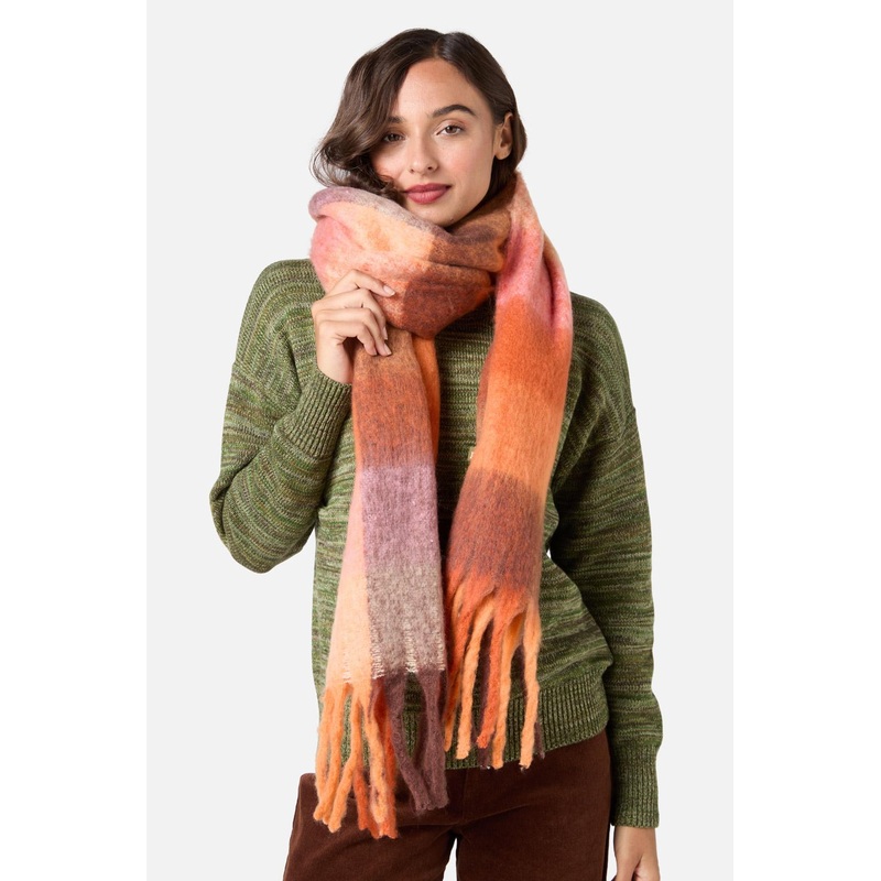 Orange Chocolate Snug Scarf