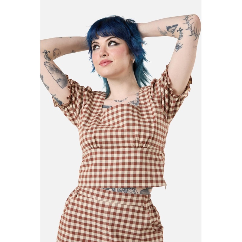 Saloon Gingham Blouse