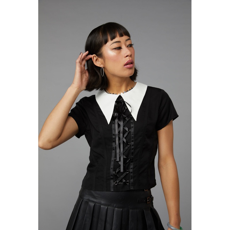 All Tied Up Gothic Blouse