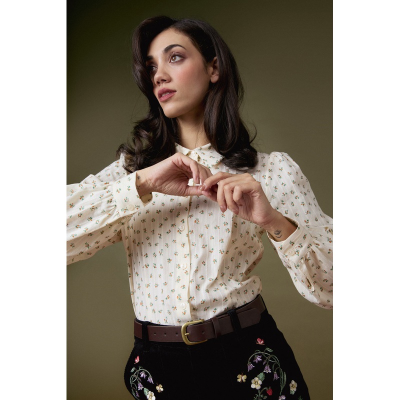 Lana Ditsy Floral Blouse