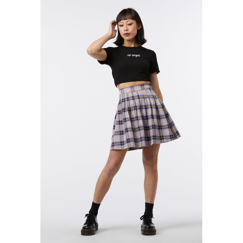 Outsider Tartan Pleat Skirt