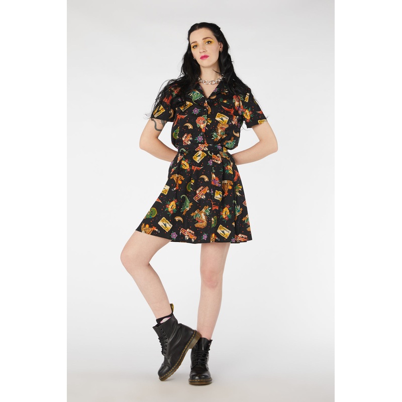 Prehistoric Tattoo Skirt