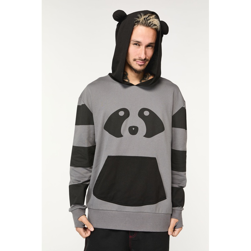 Racoon Stripes Hoodie