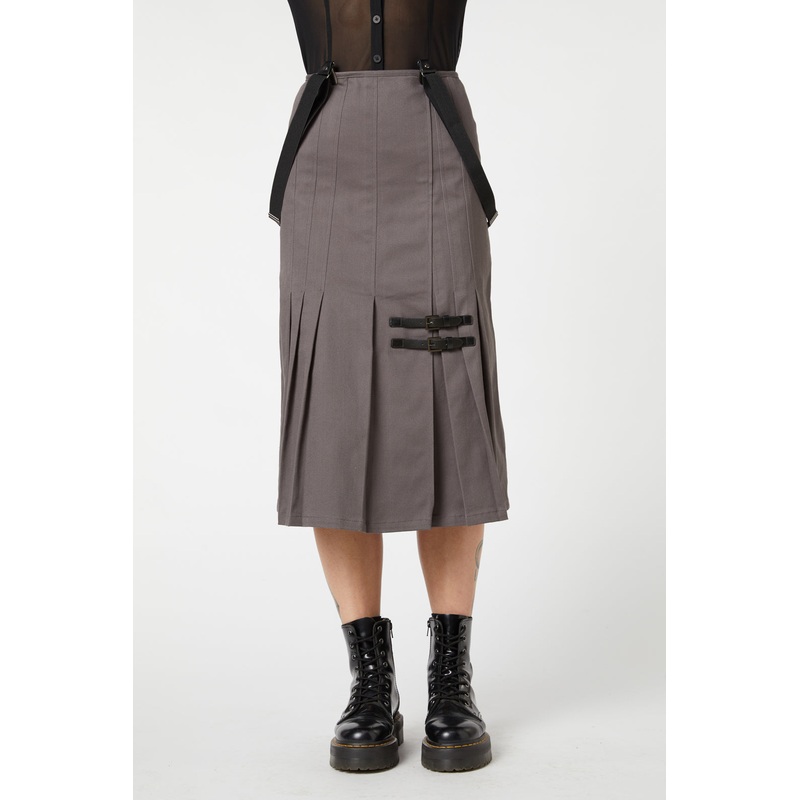 Time & Date Pleated Skirt