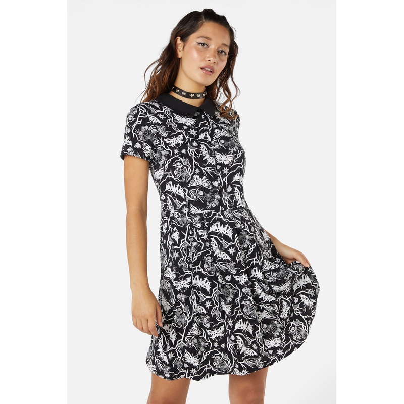 To The Butterflies Mini Dress