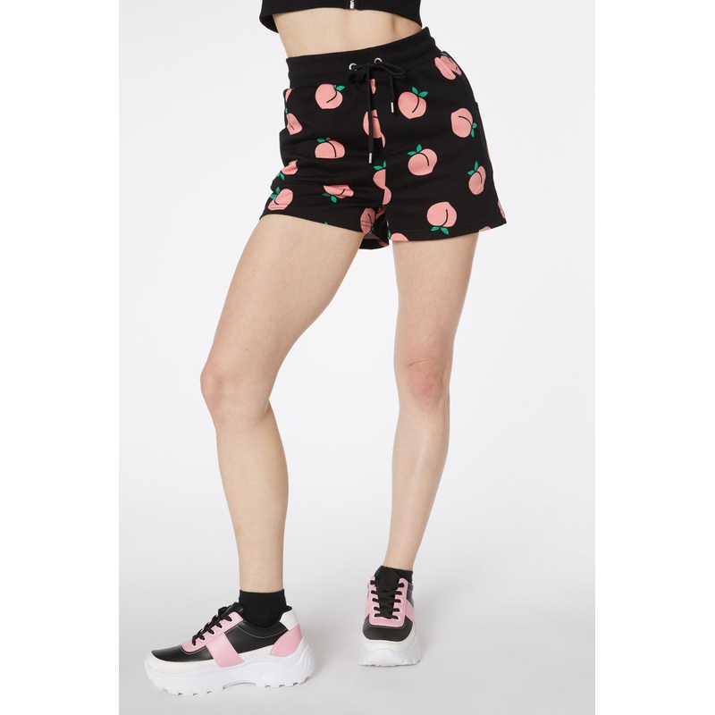 You Peach Cotton Sweat Short