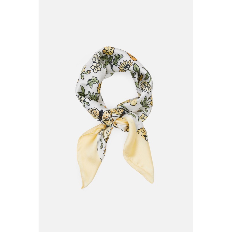Yvette Butterfly Satin Scarf
