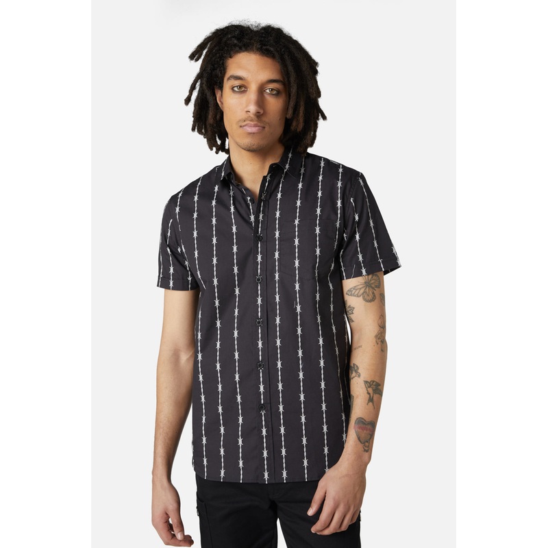 Barbed Wire Short Sleeve Shirt