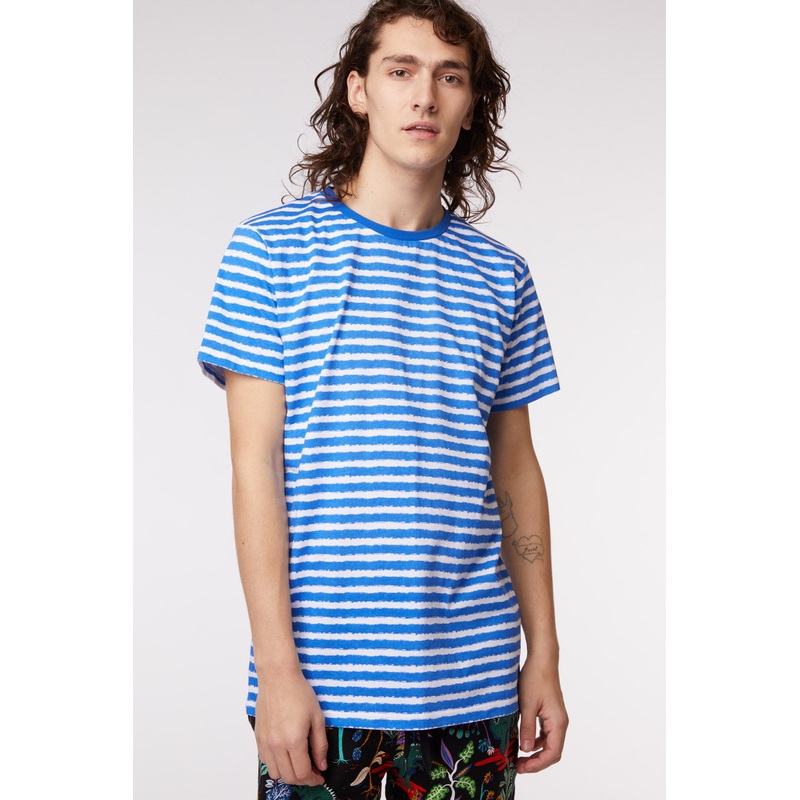 Dallas Stripes Ringer Tee