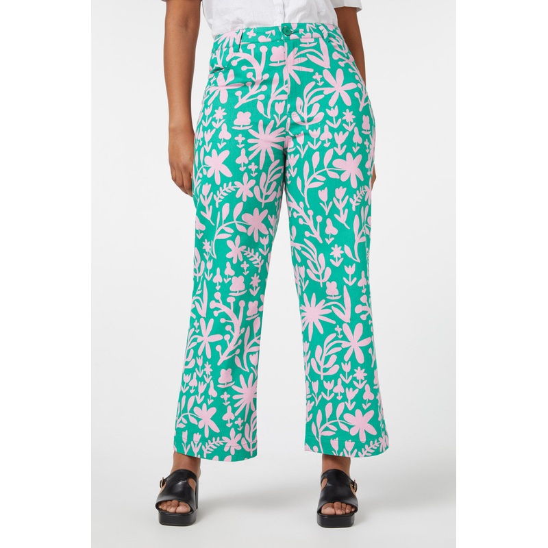 Della Floral Printed Jean