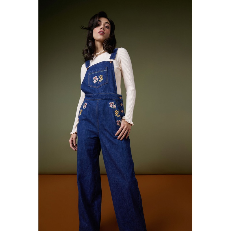 Elsie Embroidered Overall